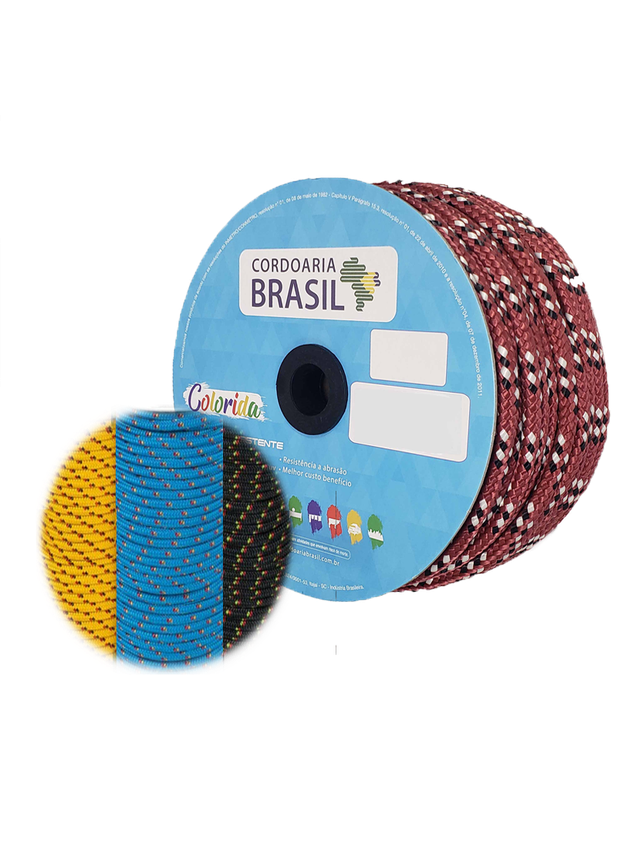 Corda Ecológica Pet Colorida De 14mm Com 40m Cordoaria Brasil ArtePlas