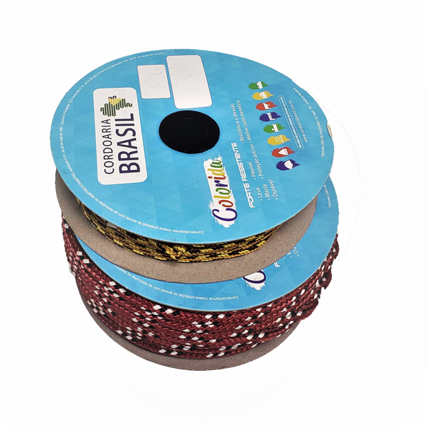 Corda Ecológica Pet Colorida De 8mm Com 157m Cordoaria Brasil ArtePlas