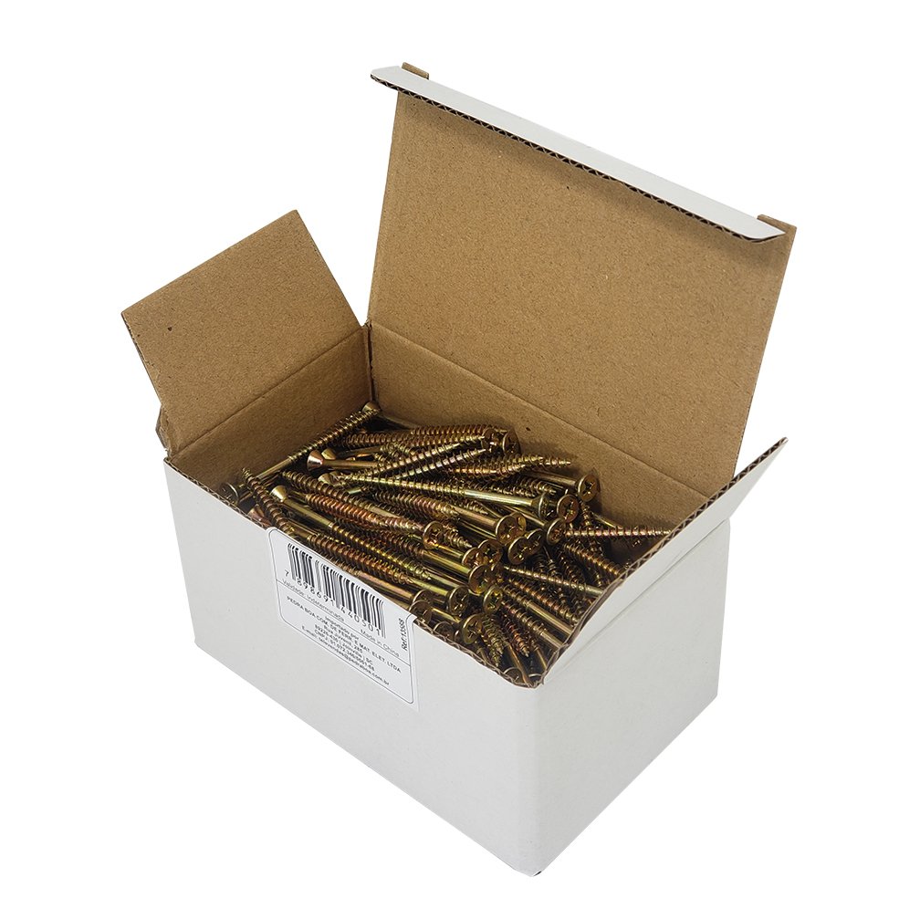Parafuso Chipboard Phillips Stein 4.5X60 Caixa 250 PÇS