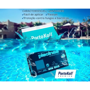 rejunte especial piscinas aqua flex azul 4kg portokoll premium