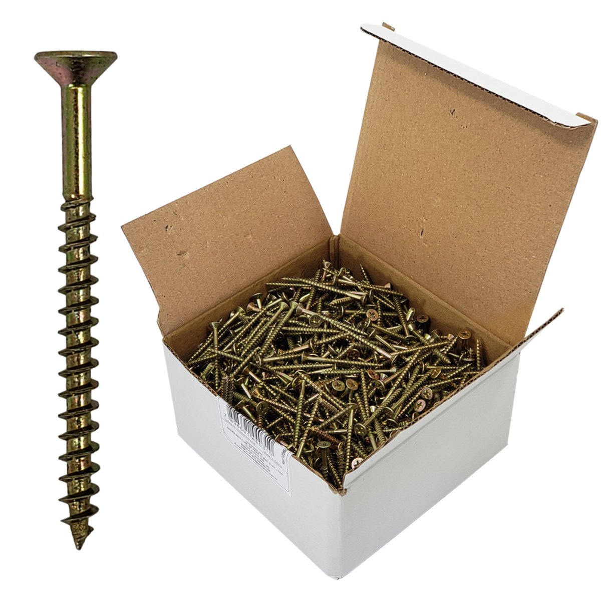 プチナース Parafuso Chipboard Phillips Stein 6.0X80 Caixa 200 PÇS