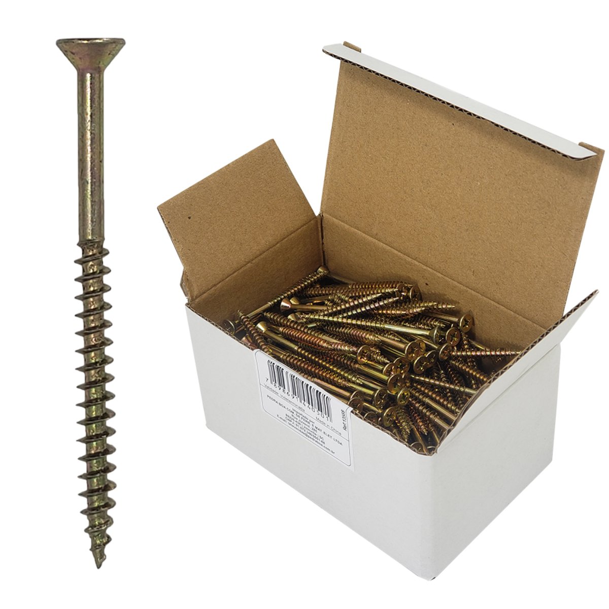 ホチ Parafuso Chipboard Phillips Stein 4.5X60 Caixa 250 PÇS