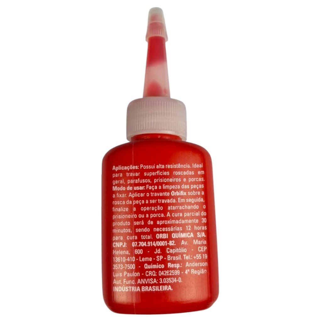 Trava Rosca Parafuso Orbifix Vermelho Orbi Química - 10g